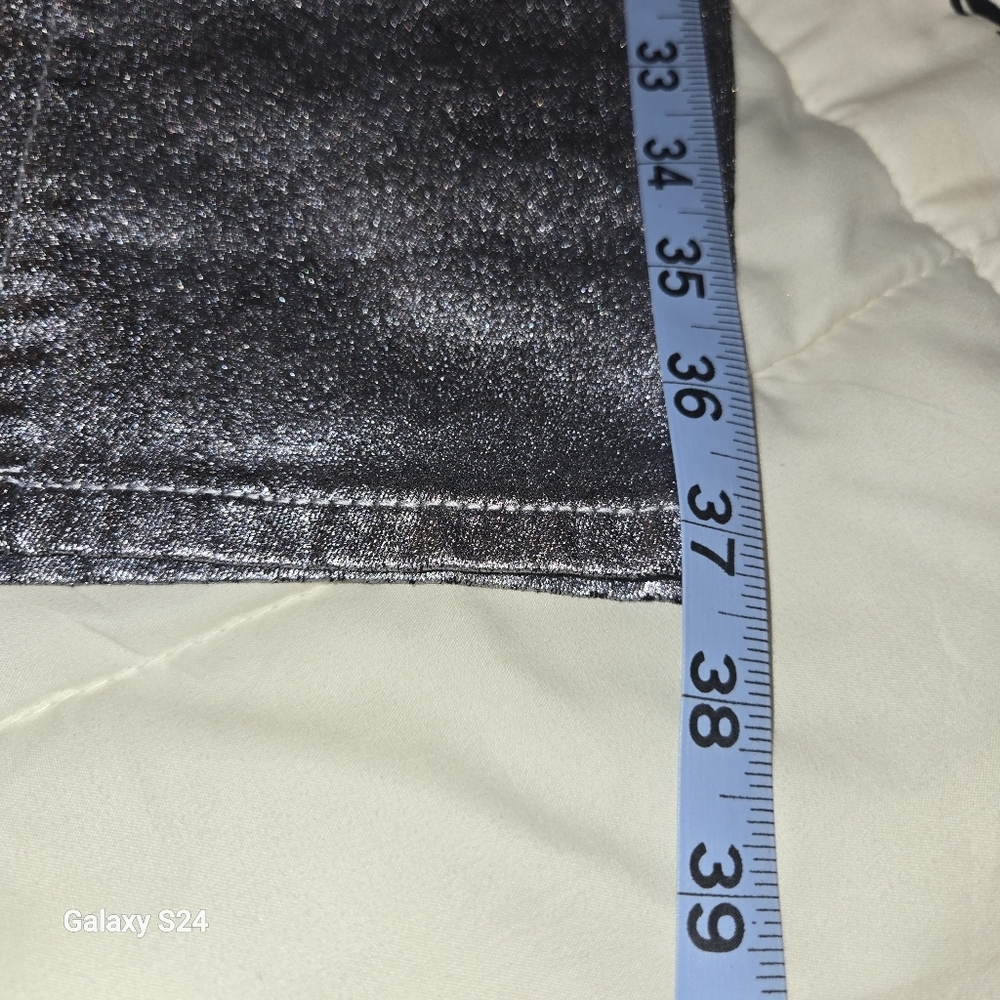 Juicy Couture Silver Comfy Elastic Waist Drawstring Jogger Pants Sz 2. - Picture 11 of 11